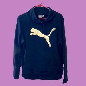 PUMA Cinch Up Fleece Pullover Sweatshirt